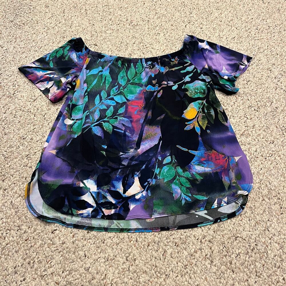 Clara Sun Woo Clara Sun Woo Floral Off The Shoulder Blouse L Feminine Casual